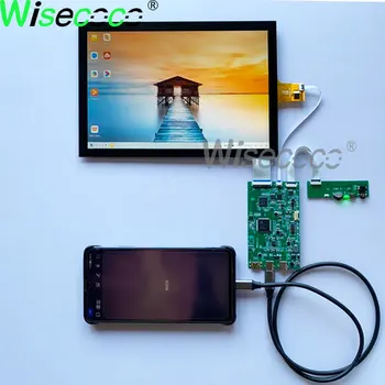 Wisecoco 10.1-инчов капацитивен сензорен дисплей с резолюция 1280x800, детска ТЕЛЕВИЗИЯ-конзола, лаптоп, флип Raspberry Pi, ландшафтна такса USB драйвер-C MIPI