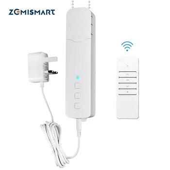 Zemismart Sasha WiFi сачмен козирка който има щори Мотор приложение Smart Life Таймер Алекса Google Assistant Гласово управление
