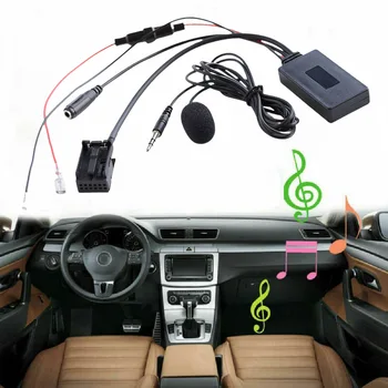 Авто безжичен адаптер Bluetooth, Aux аудио кабел, музикален приемник за Opel CD30 CDC40/CD70/DVD90, BT-разговор с микрофон