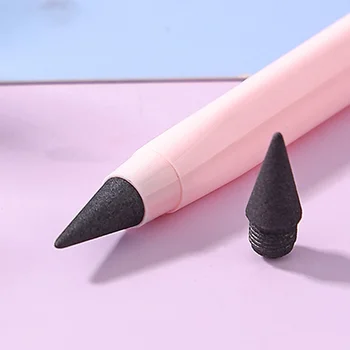 Автоматичен молив Infinity премиум-клас, черен, без заточване, високотехнологичен механичен молив за детски училищни канцеларски материали
