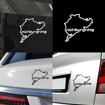 Автомобилен стайлинг, състезателна път, Нюрбургринг, креативни модни етикети в прозореца стикер