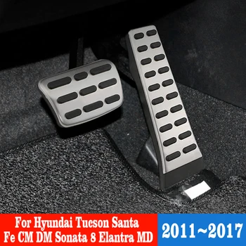 Автомобилна Капак Педал На спирачки и Аксесоари За Hyundai Tucson Santa Fe CM DM Sonata 8 Elantra MD 2011 2012 2013 2014 2015 2016 2017