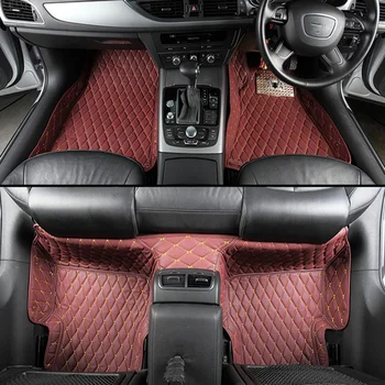 Автомобилни постелки с десни волана/RHD/Великобритания за Toyota Corolla RAV4 Prius Prado Sienna zelas кожени мини автомобилни постелки за подреждане