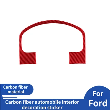 Автомобилни стикери от червено въглеродни влакна за Ford f150 2004-2008, аксесоари за стайлинг на автомобили, аксесоари за интериорен дизайн, чудесна защита и декорация