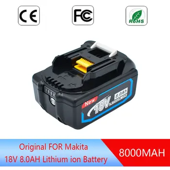 Акумулаторна батерия 18V 8000mAh литиево-йонна за Makita 18v Батерия BL1840 BL1850 BL1830 BL1860B LXT400