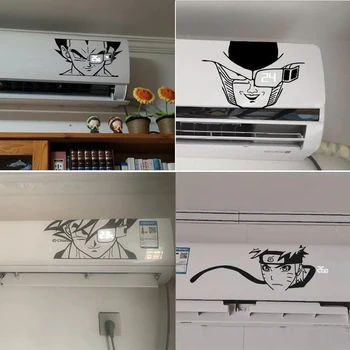 Аниме Dragon Ball Goku Зеленчуци Наруто Стикери за стени, Стикери за кондициониране на въздуха Висящи етикети водоустойчив плакати за Декорация на стаята