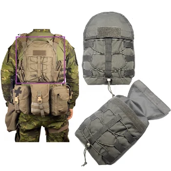 Армейски тактическа жилетка MOLLE CP, през цялата торба за вода, чанта за съхранение на MC 500D, внос оригиналната тъкан