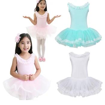 Бебешка рокля-поличка от тюл с рюшами, гимнастически трика за момичета, танцови, детски живописна костюм