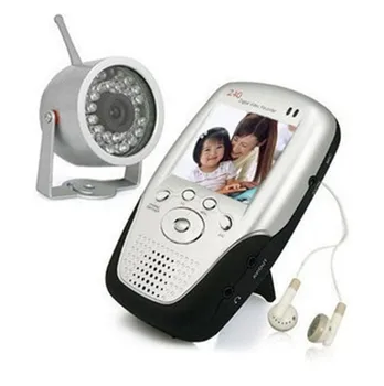 Безжична външна камера на 2.4ghz с водоустойчив LCD дисплей IP66, безжичен следи бебето