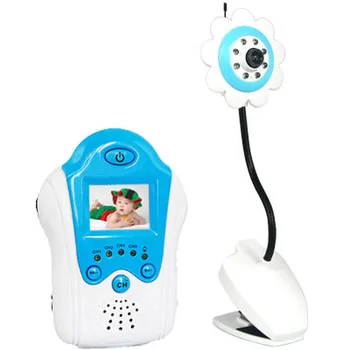Безплатна Доставка, Висококачествен Цветен Дизайн, 1.5-инчов TFT LCD 2,4 G, Безжичен следи бебето с Нощно Виждане, Гласов контрол, AV изход