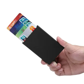Бизнес ID на Притежателя на кредитната карта Тънки портфейли джоб за носене на Банковата кредитна карта осъществяване калъф кутия за карти Нов висок клас марка Porte Carte