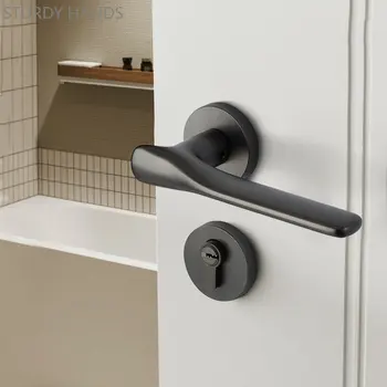Битова система за заключване на вратите от с сплав, брави за спални, брави за стаи, универсален набор от засовов, висококачествени профили