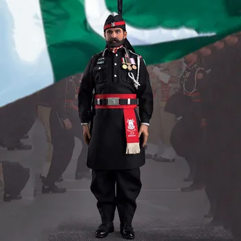В наличност KT8004 1/6 Мащаба на Пакистанската Почетен Охрана Мъжки Войници Пълен Комплект от 12-Инчов Фигурка за Феновете на Празнични Подаръци