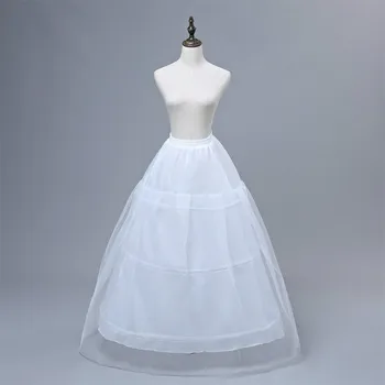 В присъствието на висококачествени бели долните прагове 3 обръч Сватбени аксесоари за сватбени рокли, Сватбени рокли