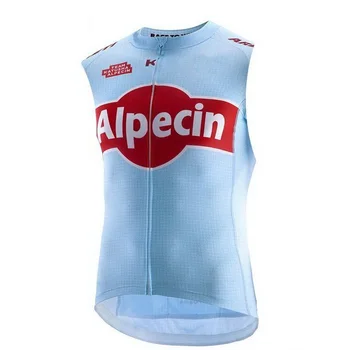 Ветрозащитная велосипедна яке без ръкави Milena Alpecin TEAM 2019, жилетка, дрехи за колоездене, Майо, Ciclismo