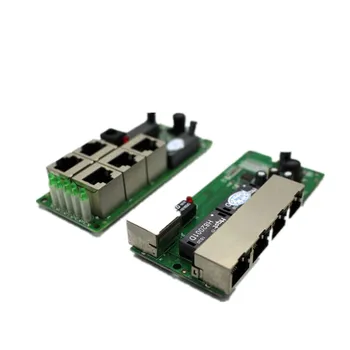 високо качество на мини-евтина цена 5 портов модул за преминаването компанията печатна платка 5 порта ethernet мрежови суичове модул