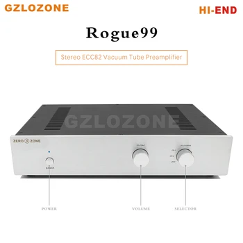 Висококачествен стереофоничен клиенти предусилвател ECC82 на базата на американския предусилителя Rogue99