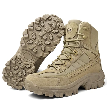 Военни мъжки тактически обувки 2023 тактически обувки за мъже, военни обувки, мъжки улични ловни обувки със страничен цип, лидер на продажбите