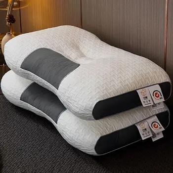 Възглавница за дълбок сън, възглавница за масаж на шийния отдел на гръбначния стълб, мека удобна възглавница за сън в спалнята, за плетене, за дома, здраве