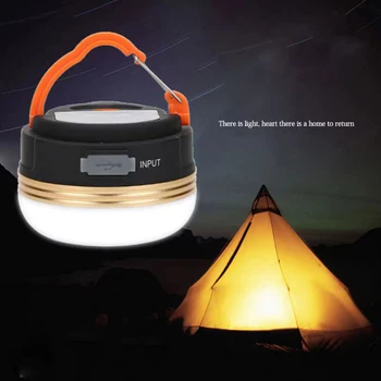 Външен акумулаторна батерия led кемпинговый силна светлина с магнит Преносим фенер за палатка Работно осветление за поддръжка Конче лампа