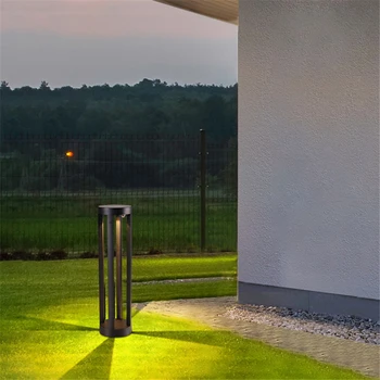 Външни непромокаеми тела LED15W Морава лампа градински ландшафтна лампа лампа за ограда алуминиево устройство за осветление на тревата лампи