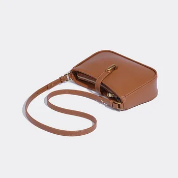 Дамска чанта за през рамото от естествена кожа с крокодиловым модел, чанта-месинджър, луксозни дизайнерски чанти, чанта за подмишниците, чанта във формата на полумесец 2023