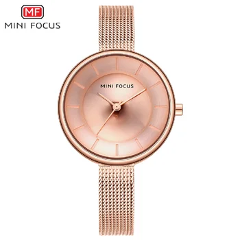 Дамски кварцов часовник MINI FOCUS, модерна гривна, дамски ръчни часовници под рокля, дамски часовници, подаръци на жена си, Reloj Mujer, Relogio Feminino