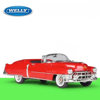 Детска колекция за възрастни Welly1:24 Луксозна открита и имитация на автомобила Модел на автомобила от сплав Украса на подарък
