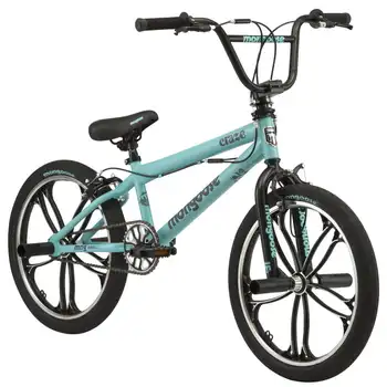 Детски велосипед BMX Лудост, на възраст от 6 години, Черен с мента, бързо касета, бързо касета, пътен под наем, скорост на свободно движение, скорост c