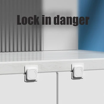 Детски предпазни ключалки, автоматично заключване на вратите на хладилника, многофункционален детски защитен механизъм за защита на ръцете от тесни точки отвора на кутията домашен кабинет