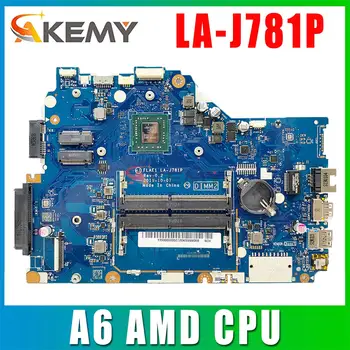 Дънна платка LA-J781P за лаптоп Lenovo E41-45 дънна Платка с процесор AMD A6 100% ТЕСТ ПО РЕДА на оригинала