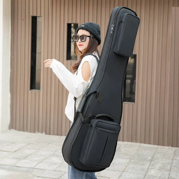 Електрически бас, висококачествени водоустойчиви дамски чанти, удароустойчив раници за фолк-акустична електрическа китара с утолщением 16 мм