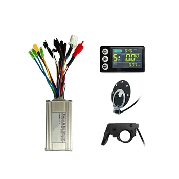 Електрически скутер, литиева батерия, изменено цветен LCD екран-S866, уред 17A, контролер, усилвател на мощност, дроссельная клапата, комплект части