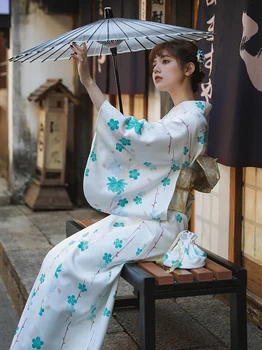 Жена японското традиционната рокля юката е за фотография, кимона в ретро стил, халат за баня, cosplay, дрехи за изпълнения