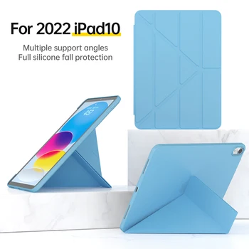 За 2022 Нов Apple iPad 10 10-то поколение Модели на A2757 A2777 A2696 Детски таблет с Магнитно-Сгъваем smart-калъф за iPad 10 9 инча