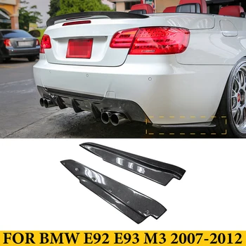 За BMW Серия 3 E92 E93 M3 въз основа на 2007-2012 от въглеродни влакна Задна Броня, Странични Сплитери Крилца резервни Части За Автотюнинга