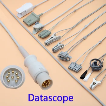 За Datascope Accutor 3/4 sat кислород в кръвта, за възрастни/деца/детски/Новородени/ветеринарните, кабел spo2 сензор за отпечатъци/ушите/на краката/на челото