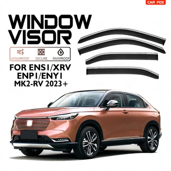 За Honda XRV/XNV/VEZEL/M-NV/VE-1 BG RV 2014-2020 2023 Пластмасов Прозорец Козирка Вентилационни Завеси за Защита Срещу Слънце и дъжд и 4 бр./компл.