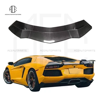 За Lamborghini LP700 заден спойлер от въглеродни влакна, крило за Aventador LP720 LP740, спойлер от въглеродни влакна в стил V, бодикит