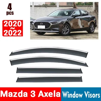 ЗА Mazda 3 Axela 2020-2022 Прозорец Очила за Защита От Дъжд на Прозореца Дъждобран Дефлектор Тента Щит Вентилационна Защита Козирка Покритие на Капака