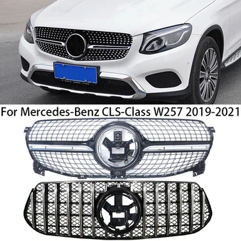 За Mercedes-Benz W167 GLE-Class 2020 2021 2022 + Ъпгрейд на Колата на Предната Бъбречна Състезателна Billet Броня Окото Бар-Грил Вентилационна на Горния Капак