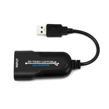 За PS4 игри Мини-карта за видеозапис USB 3.0, HDMI видеозахват кутия за DVD видеокамера HD-камера, запис на живо