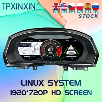 За Volkswagen Passat B8 CC автомобилният цифров клъстер LCD табло табло Многофункционален мултимедиен плеър Carplay Linux