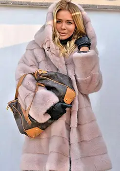 Зимно палто дамско дълго яке с качулка и голям кожа яка, дебела топла корея парк с подплата, парка на военната стил Оверсайз