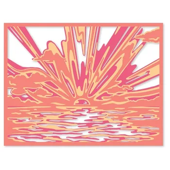 Изгрев на Слънчогледа Червена роза метални режещи печати на хартия за албума за scrapbooking направи си САМ Украса за карти Занаят Релеф, щанцоване 2020 г. най-новият