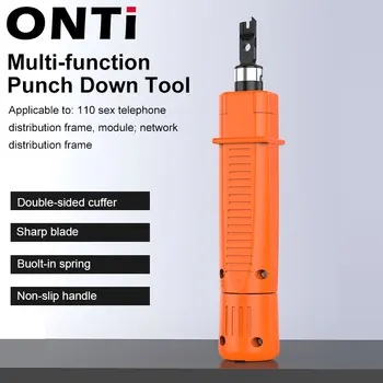Икономичен инженер ONTi 110 ножица за тел модул усилвател жично инструмент с двойна корона за мрежов модул за глас на телефона смяна на лентата