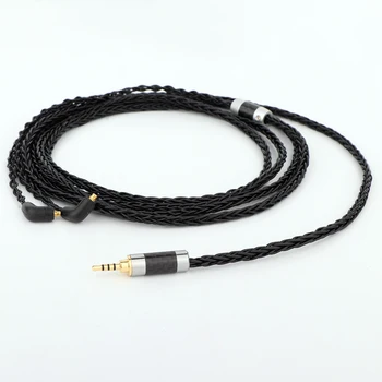 Кабел за слушалки Preffair Hifi 8cores с монокристаллическим кабел от въглеродни влакна 2,5 мм жак за слушалки, Etymotic ER4 XR SR ER4SR ER4XR ER3sr