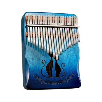 Калимба 21-клавишное професионални пиано за палеца Клавиатура от махагон музикален инструмент Mbira Body Креативен коледен подарък за приятели