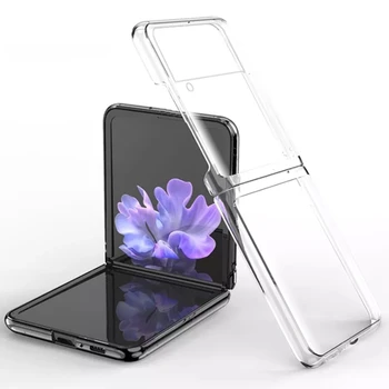 Калъф за Galaxy Z Флип 5 Флип 4 3,5 Г Прозрачен Твърд PC Делото За Samsung Galaxy Z Flip5 Flip4 Flip3 Калъф Броня под формата На Миди