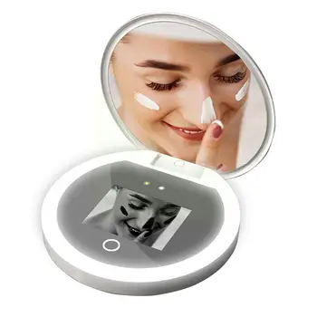 Камера за тестване UV-слънцезащитни продукти, led козметично огледало, устройство за грим огледало за откриване на кожата, състоянието на ефективността на слънцезащитни продукти H7D7